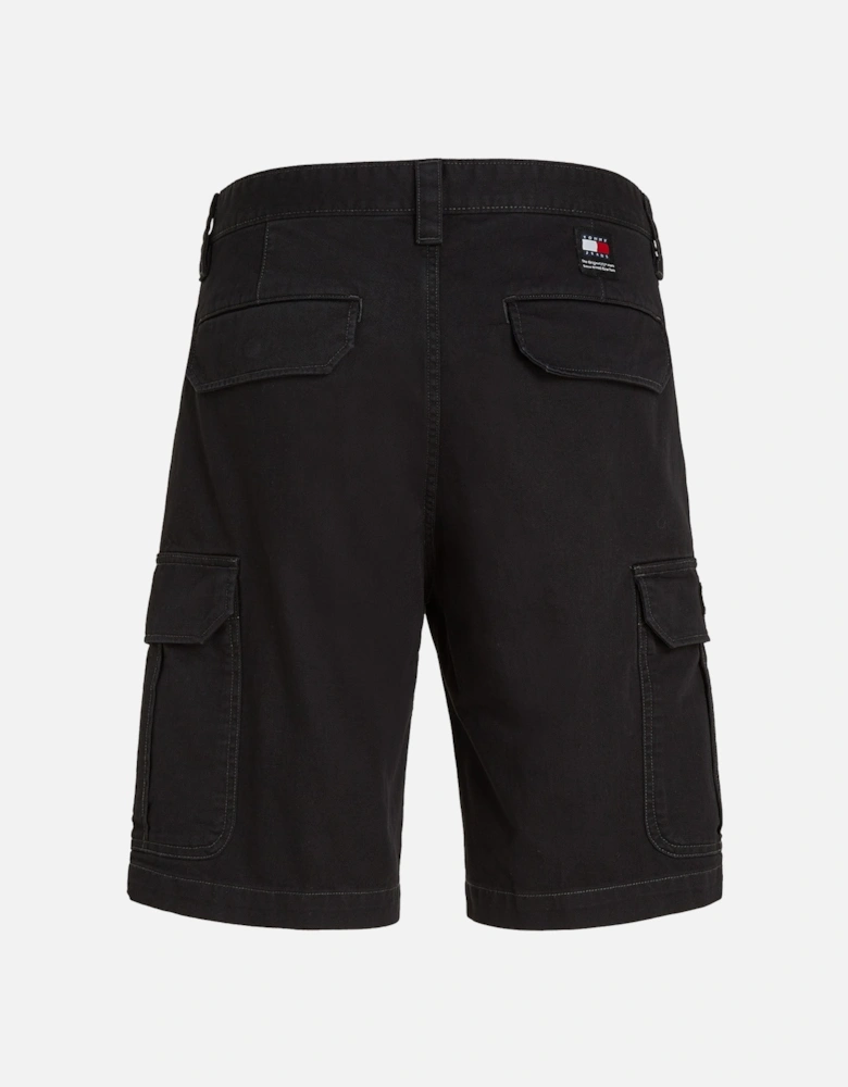 Mens Ethan Cargo Shorts (Black)