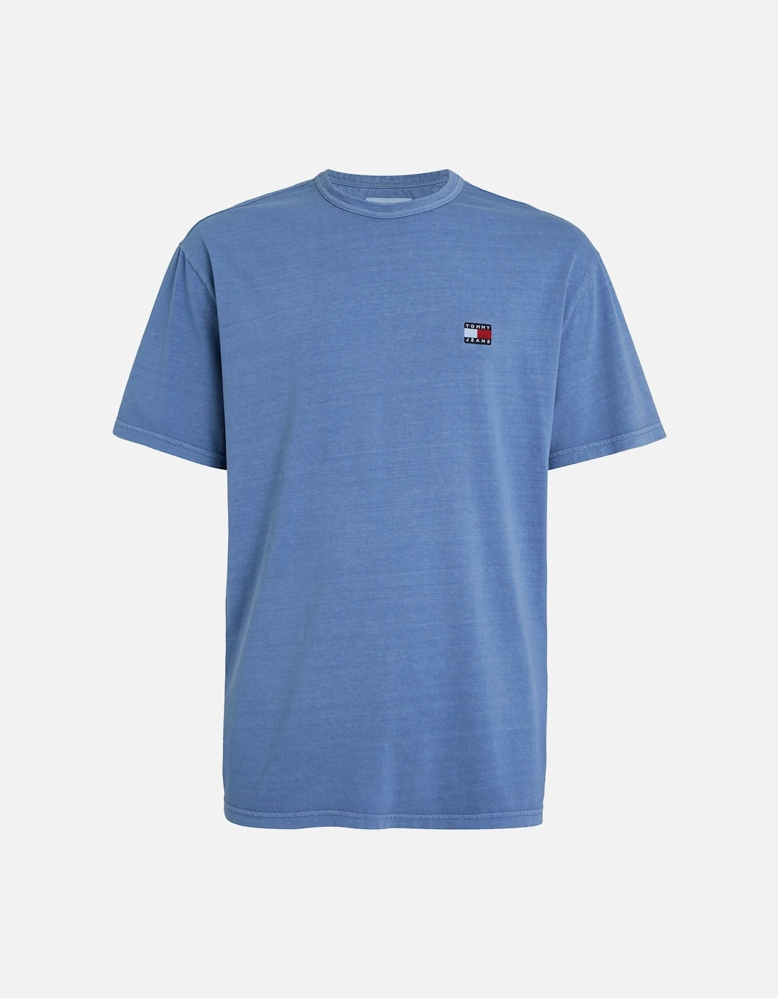 Mens Washed Badge T-Shirt (Blue), 6 of 5