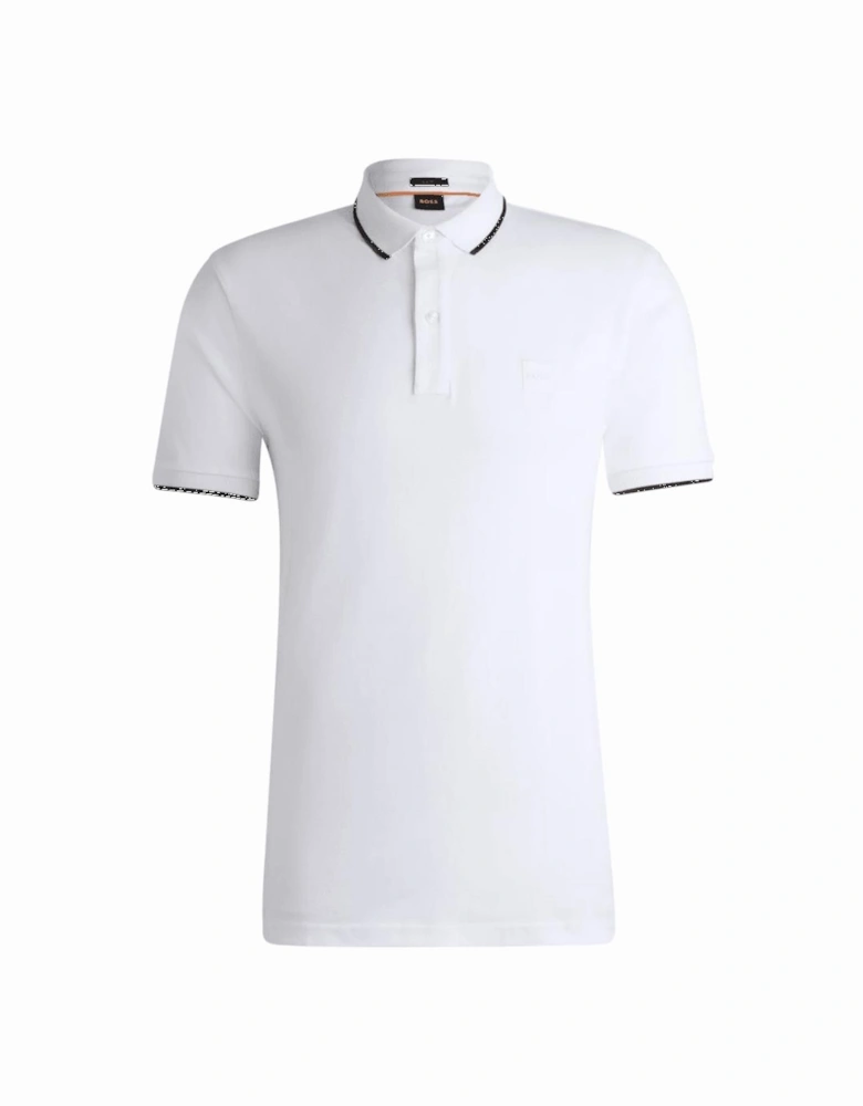 Passertip Slim Fit White Polo Shirt