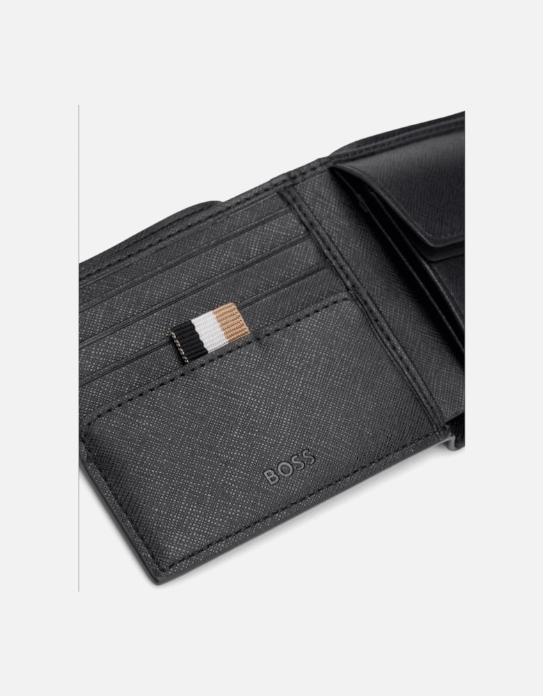 Zair_4 Leather Black Wallet