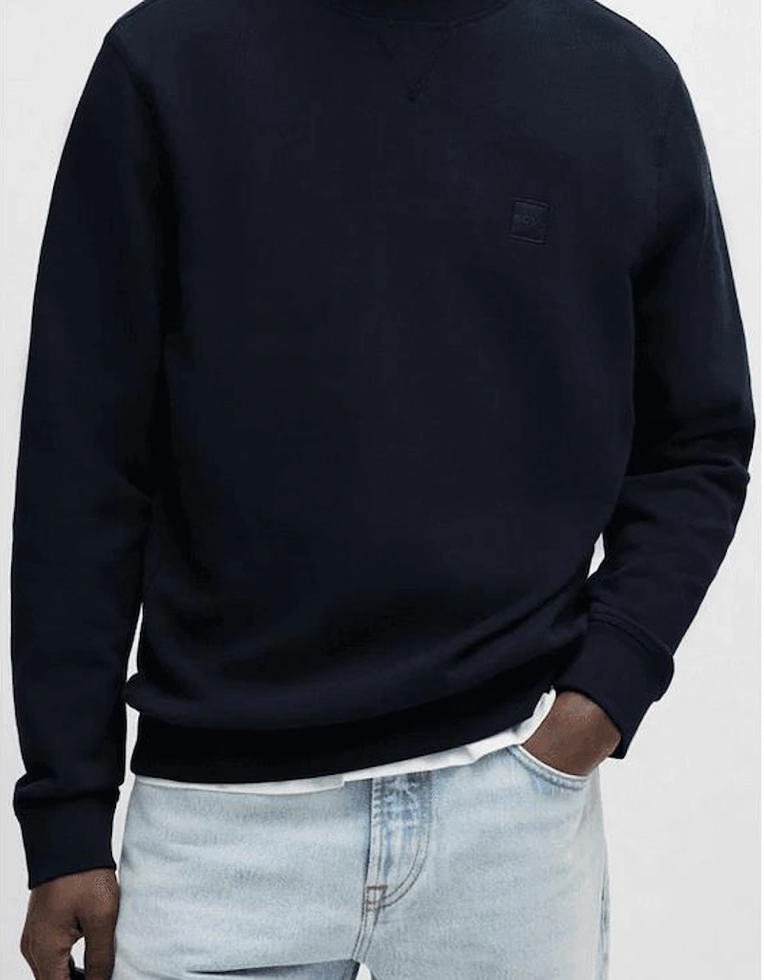 Westart Patch Logo Navy Sweatshirt