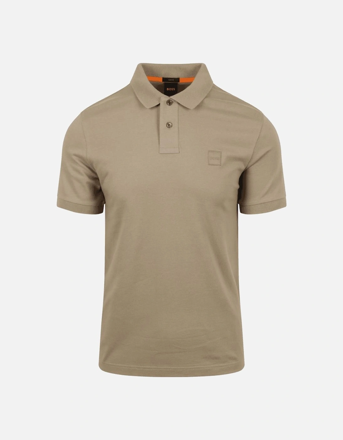 Passenger Embroidered Logo Open Brown Polo Shirt, 4 of 3