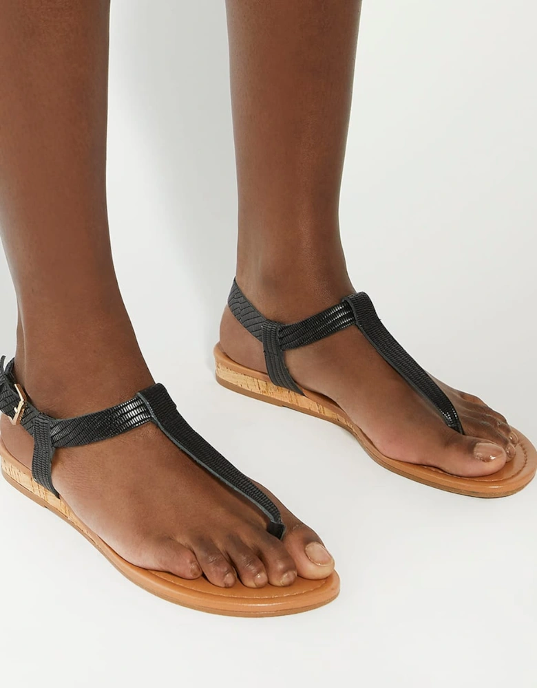 Ladies Lari - Cork Wedge Sandals