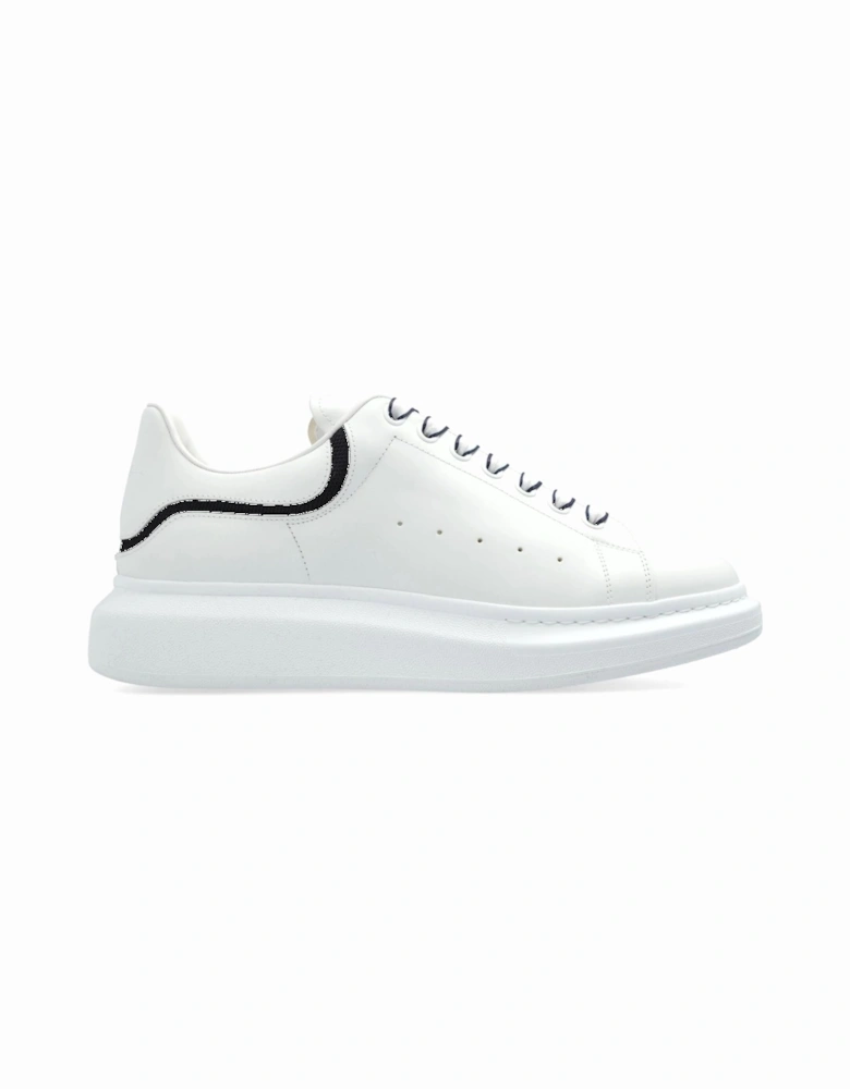Oversize Sole New Tech Leather Sneakers White