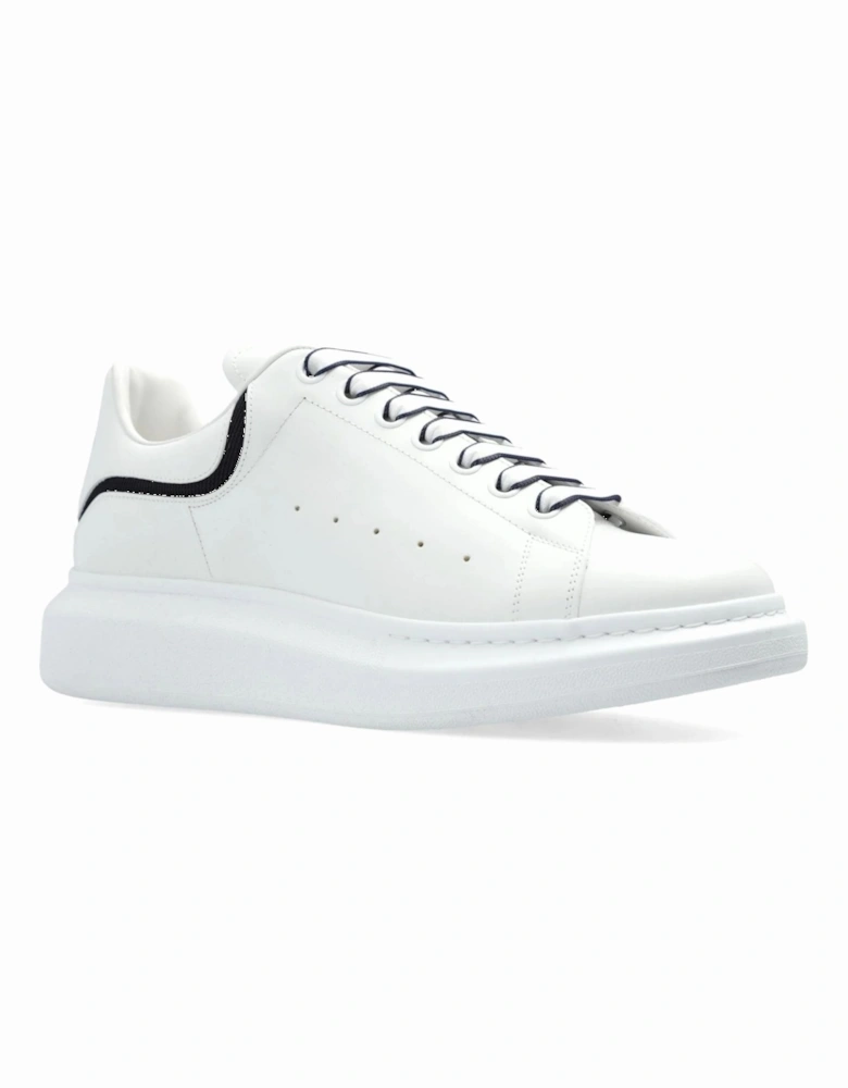 Oversize Sole New Tech Leather Sneakers White
