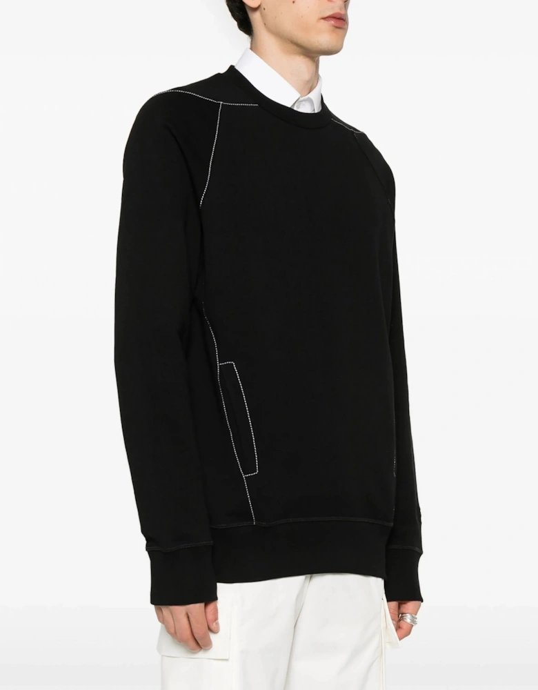 Organic Loopback Sweatshirt Black