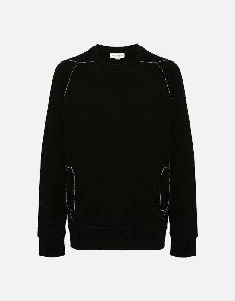 Organic Loopback Sweatshirt Black