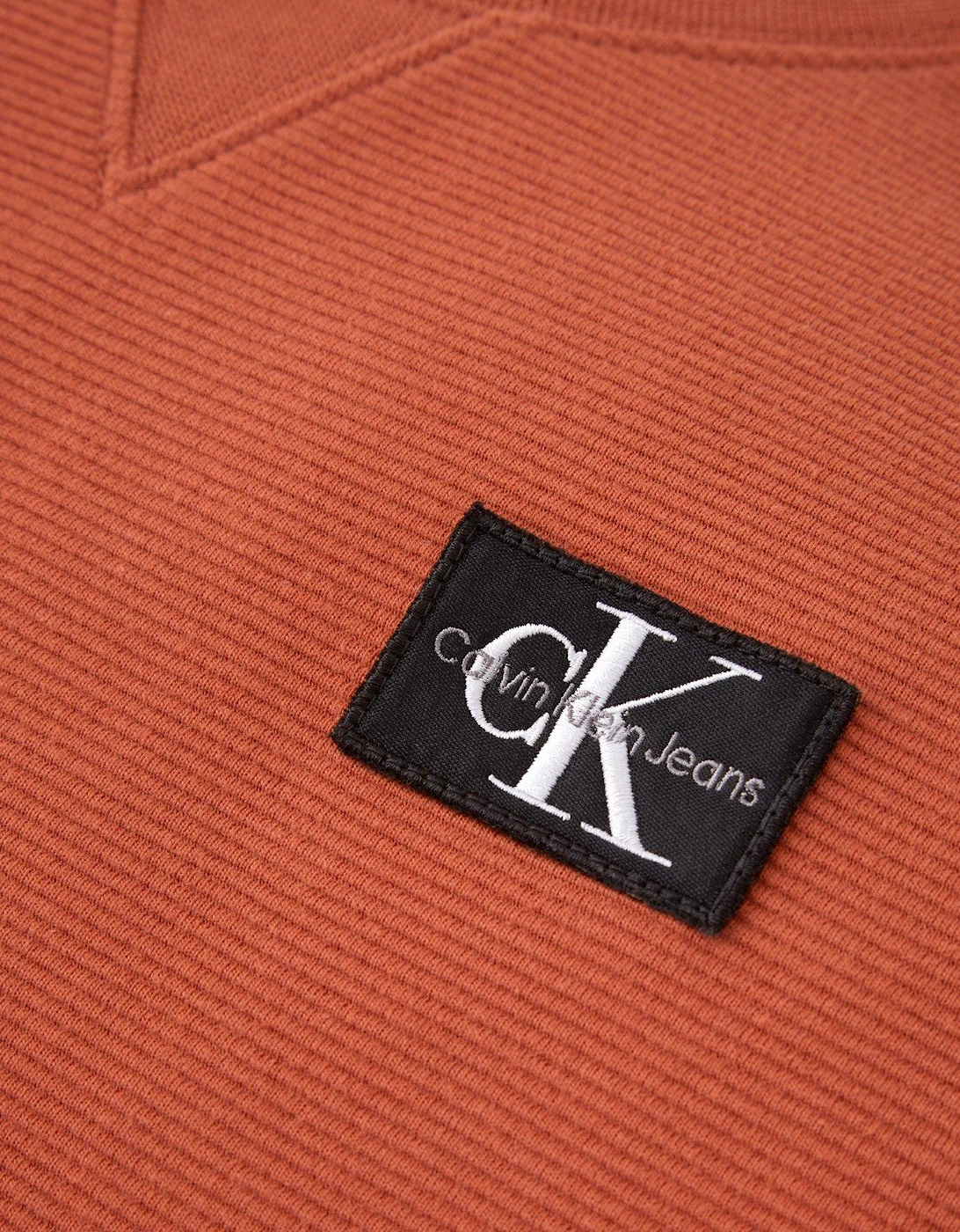 Ottoman Badge Sweatshirt - Brown