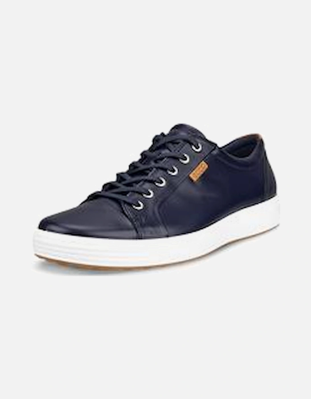 mens sneakers 430004-11303 in navy leather, 5 of 4