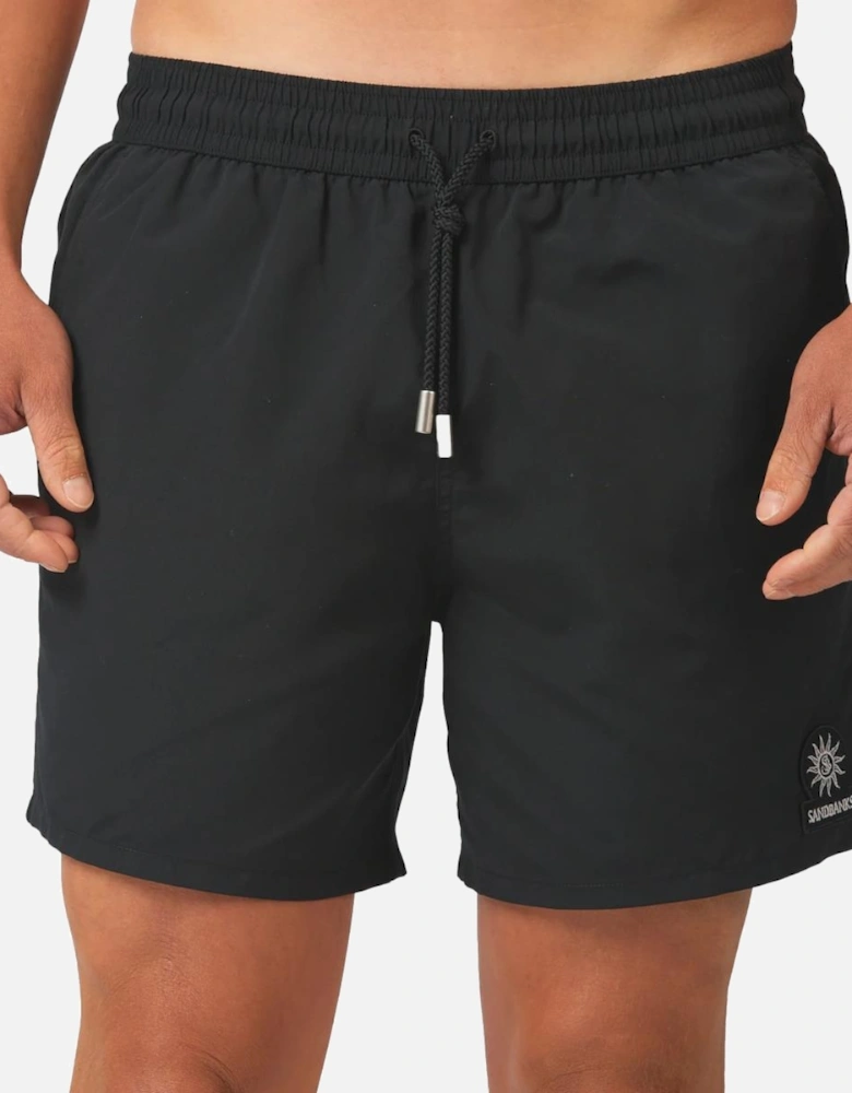 Badge Logo Swimshort Black