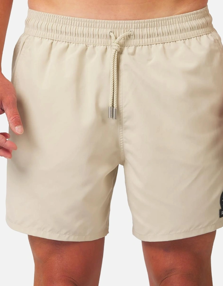 Badge Logo Swimshort Stone