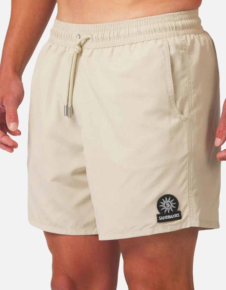 Badge Logo Swimshort Stone