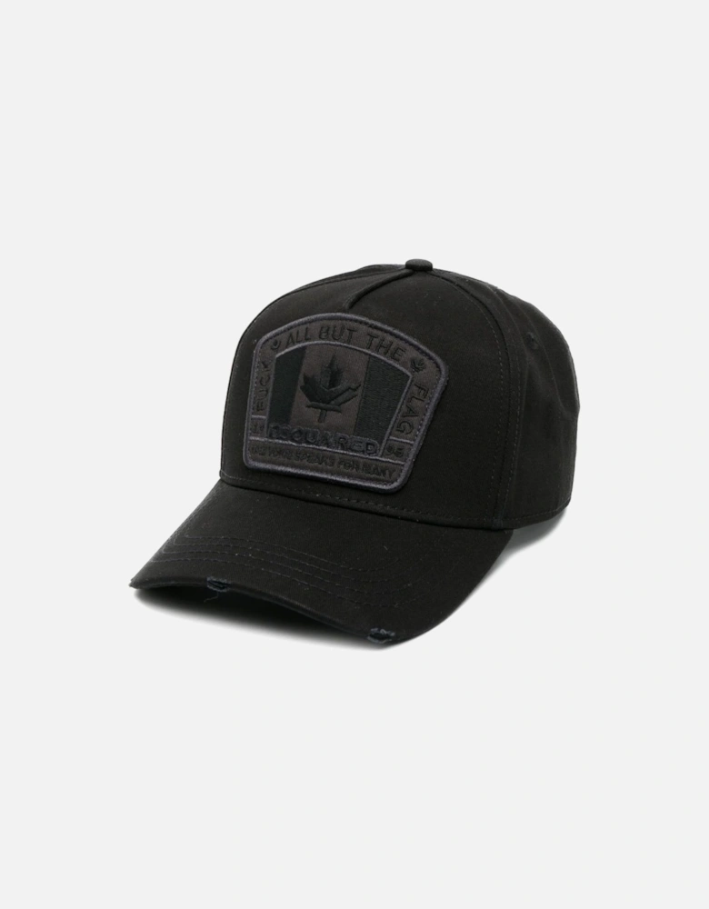 Black Flag Patch Logo Cap