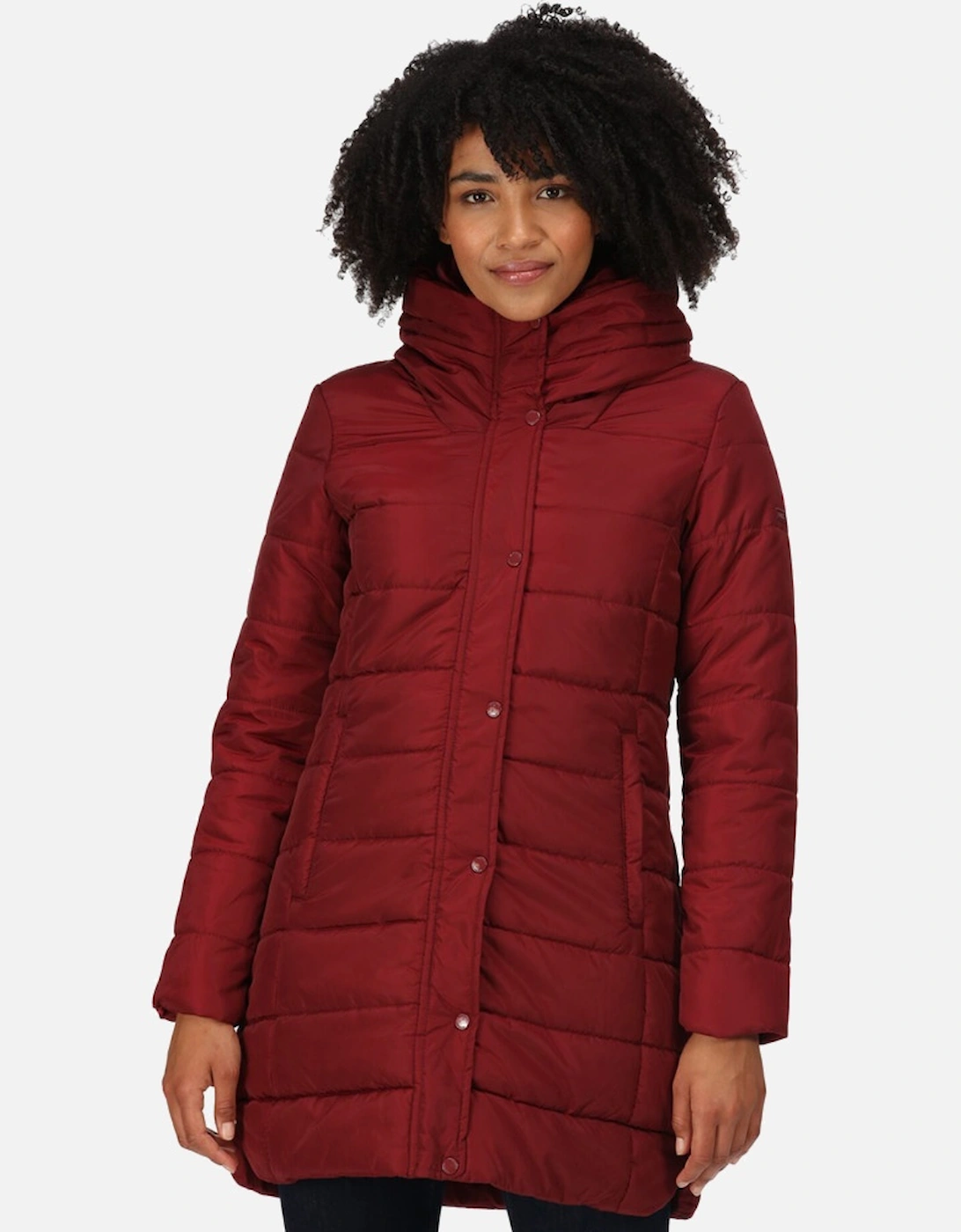 Womens Pamelina Water Repellent Padded Coat, 3 of 2