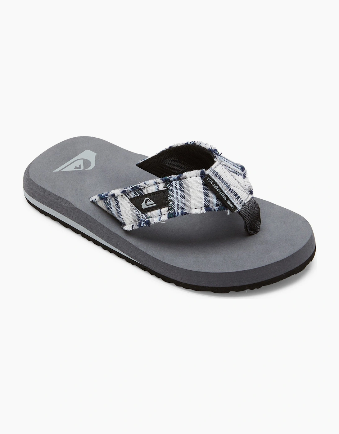 Quiksilver Boy's Quiksilver Kids Monkey Abyss Flip Flops - Grey