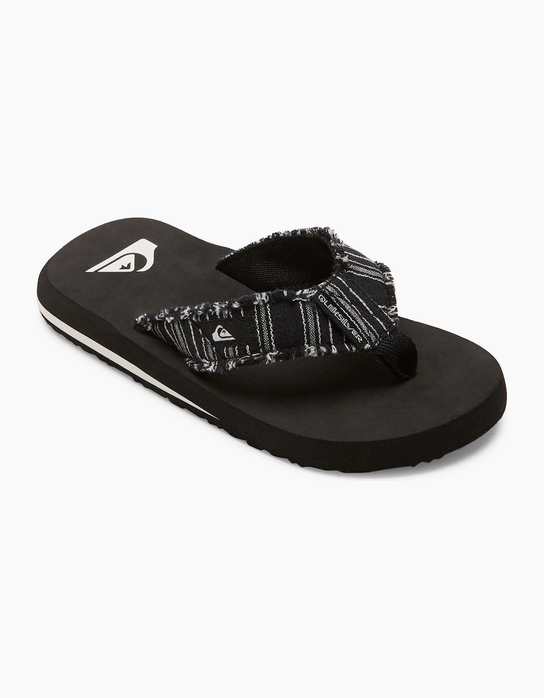 Quiksilver Boy's Quiksilver Kids Monkey Abyss Flip Flops - Black