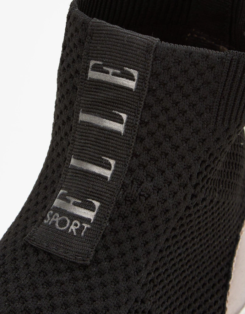 Sports Wedge Boot Trainer - Black