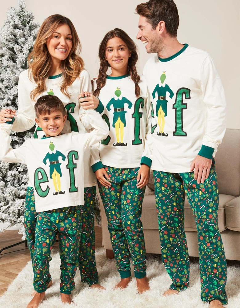 Unisex Kids The Movie Family Mini Me Christmas Pyjamas - Cream