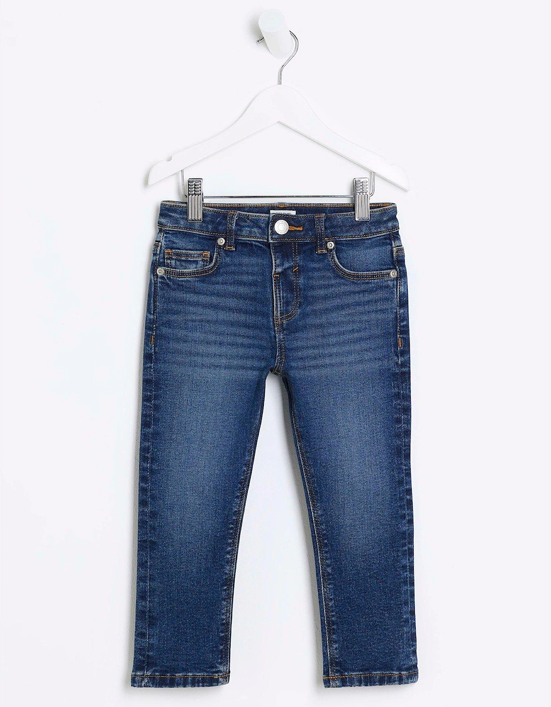 Mini Boys Relaxed Slim Jeans - Blue, 2 of 1