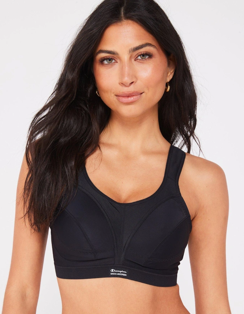 Womens Active D+ Classics Sports Bra - Black