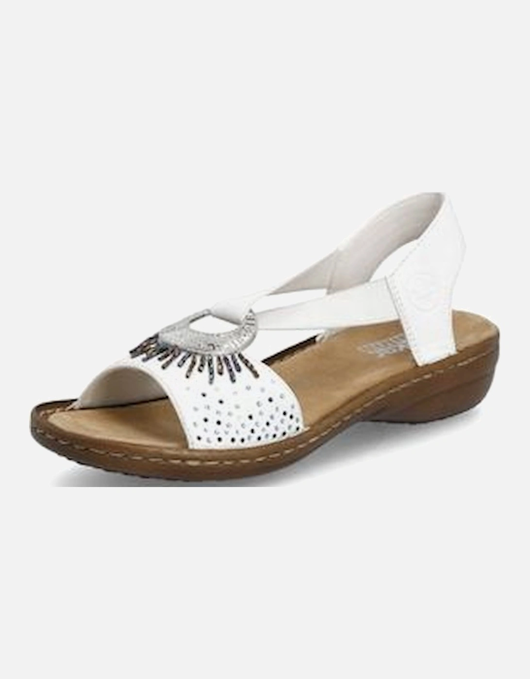 60880-80 ladies sandals in White, 7 of 6