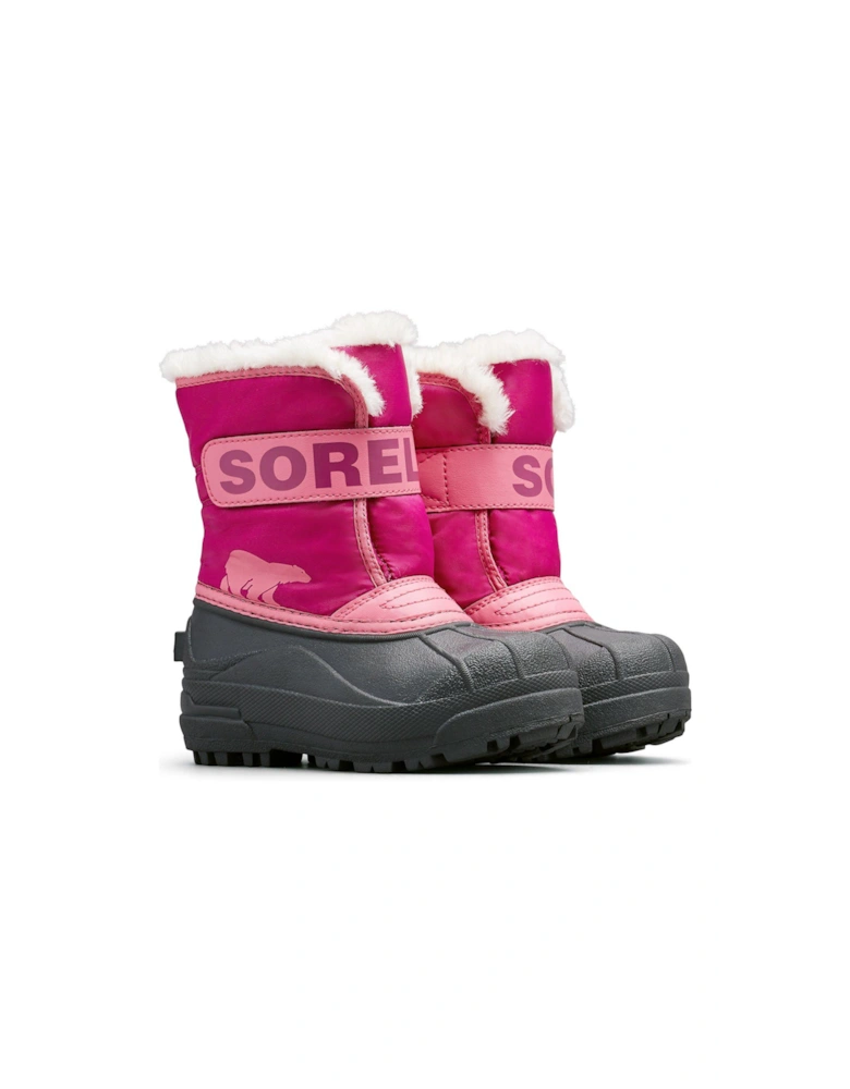 Younger Kids Snow Commander Insulated Snow Boot - Pink