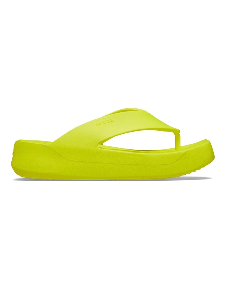 Getaway Platform Flip Sandals - Acidity - Yellow