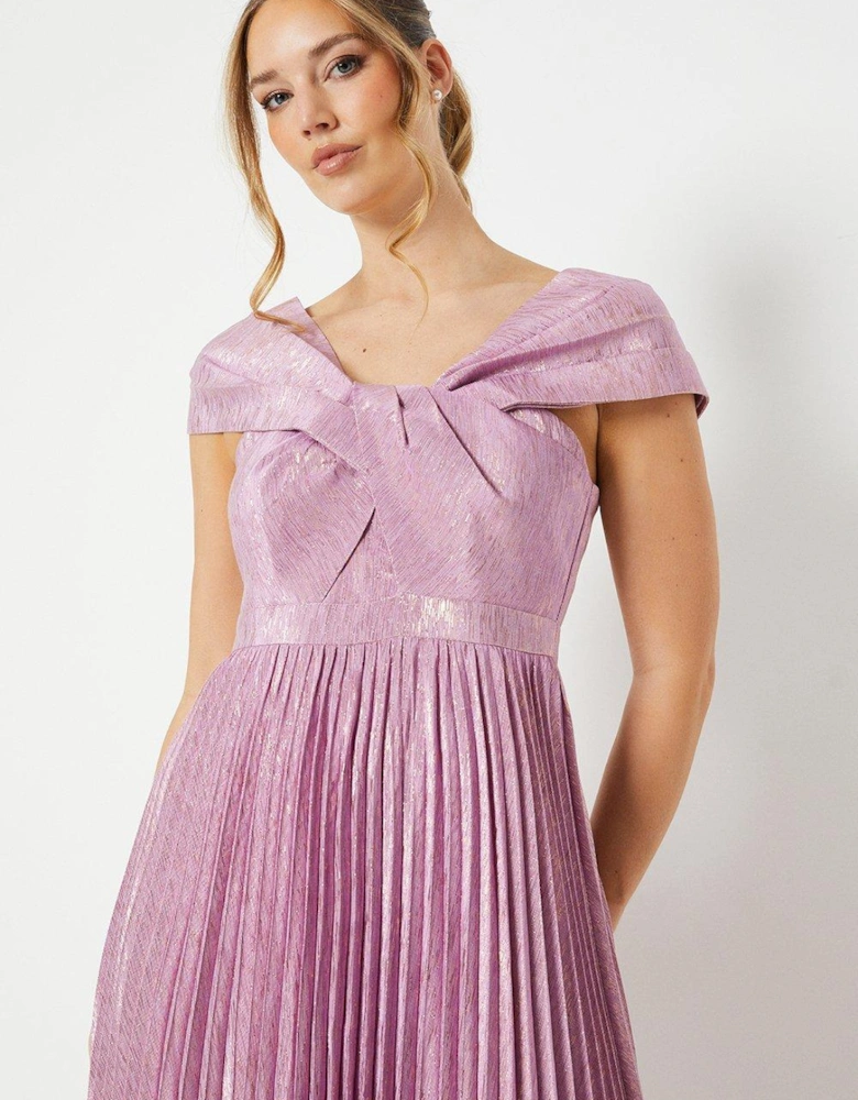 Sparkle Bardot Midi Dress