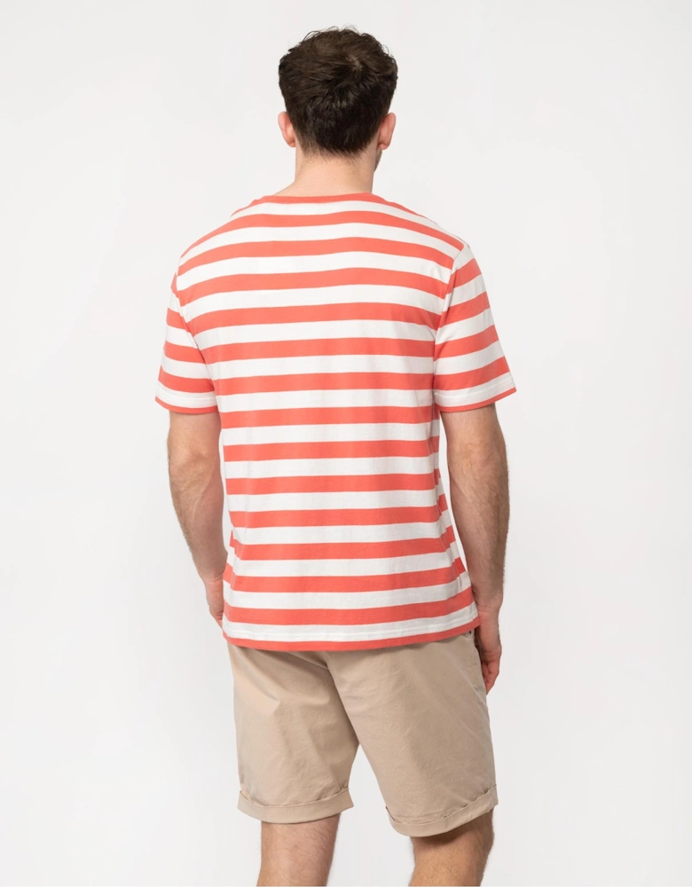 Mens Stripe Short Sleeve T-Shirt