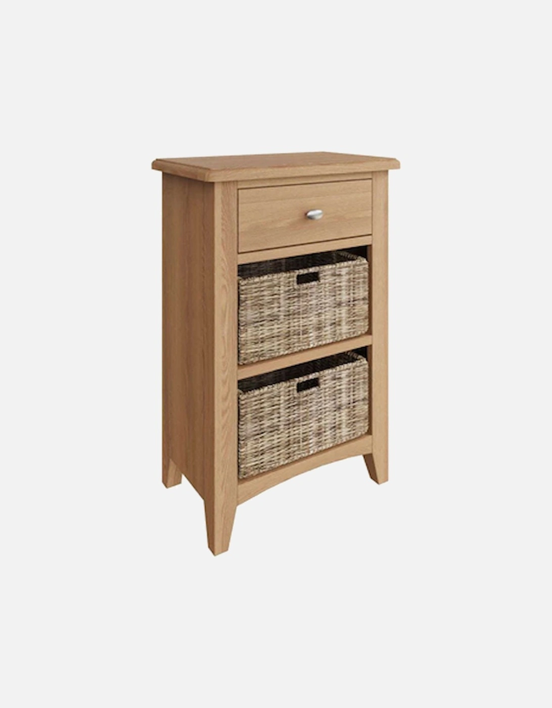 Gorran 1 Drawer 2 Basket Cabinet Oak
