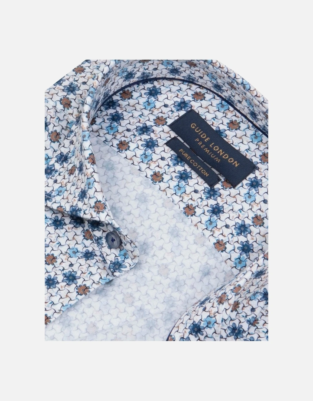 Cotton Multi Print Long Sleeve Shirt Multi