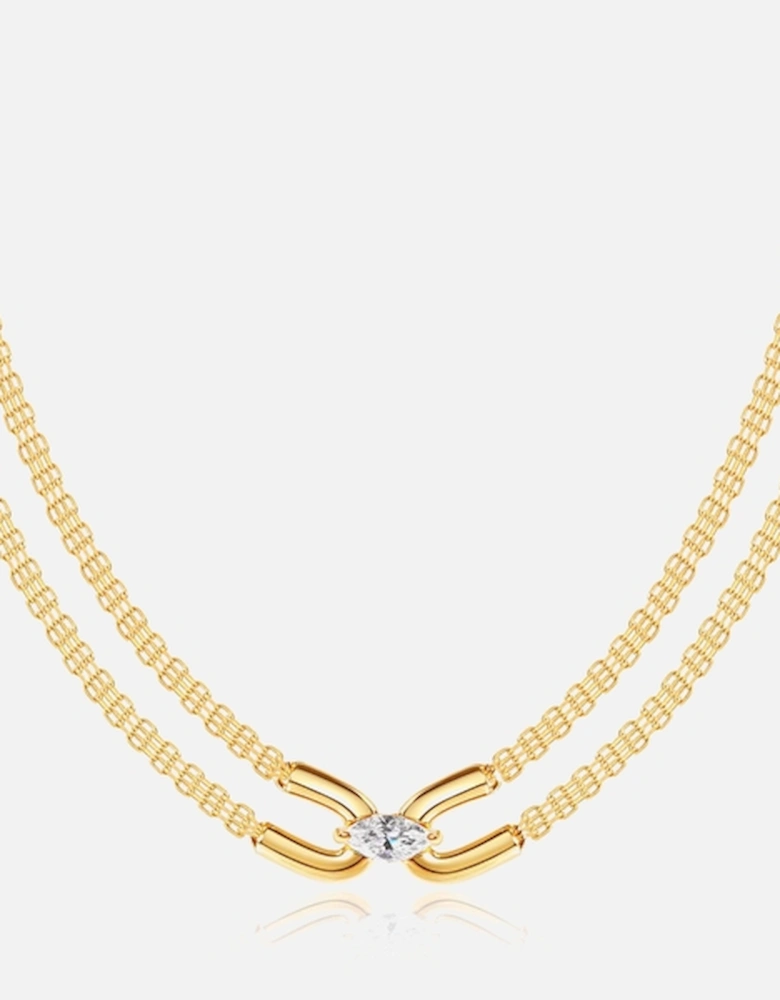 Cyndi Gold-Plated Sterling Silver Necklace