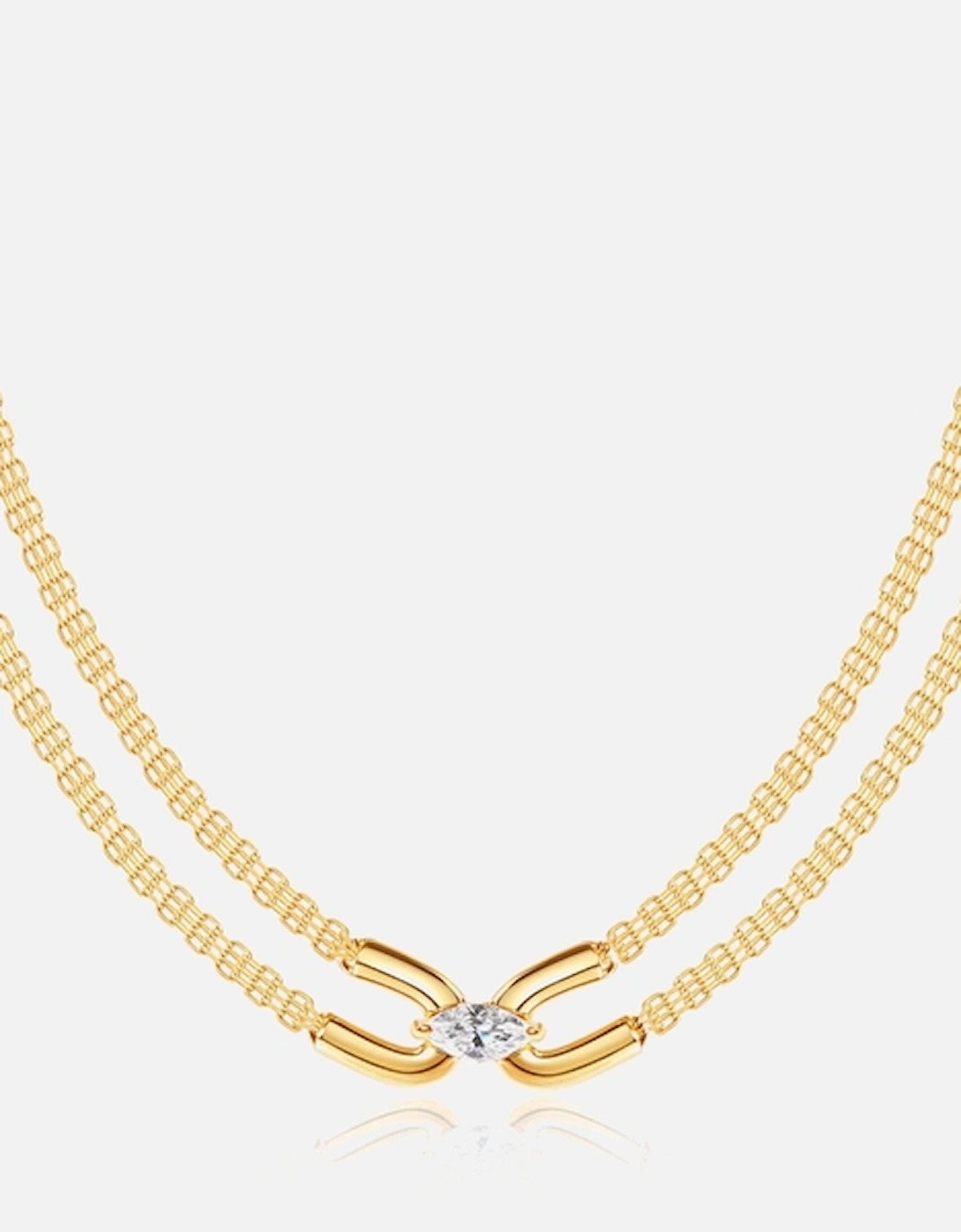 Cyndi Gold-Plated Sterling Silver Necklace, 2 of 1