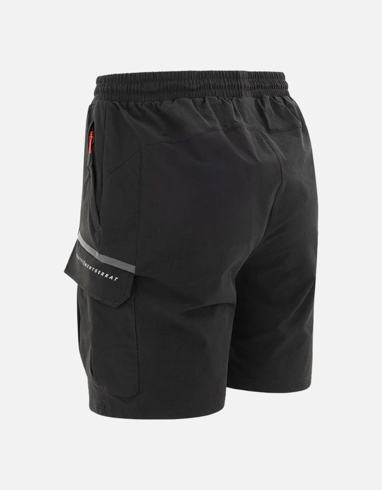 Mens Montserrat Core Tech Cargo Shorts (Black)