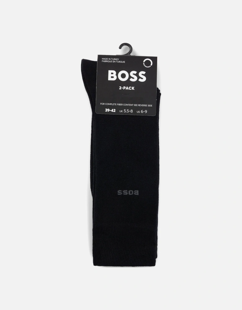 Boss 2p Rs V1 Bamboo Sock Pack Black