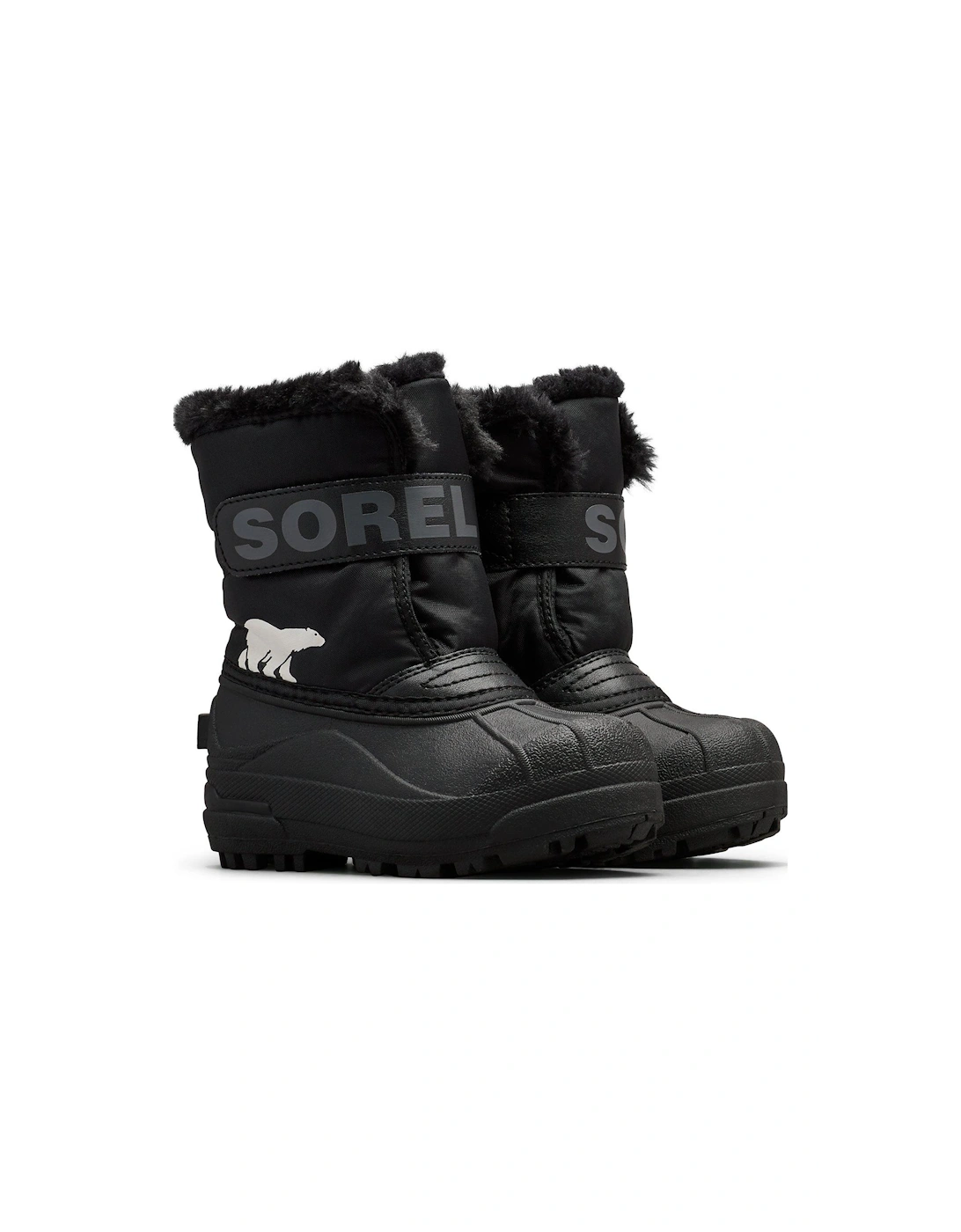 Younger Kids Snow Commander Insulated Snow Boot - Black