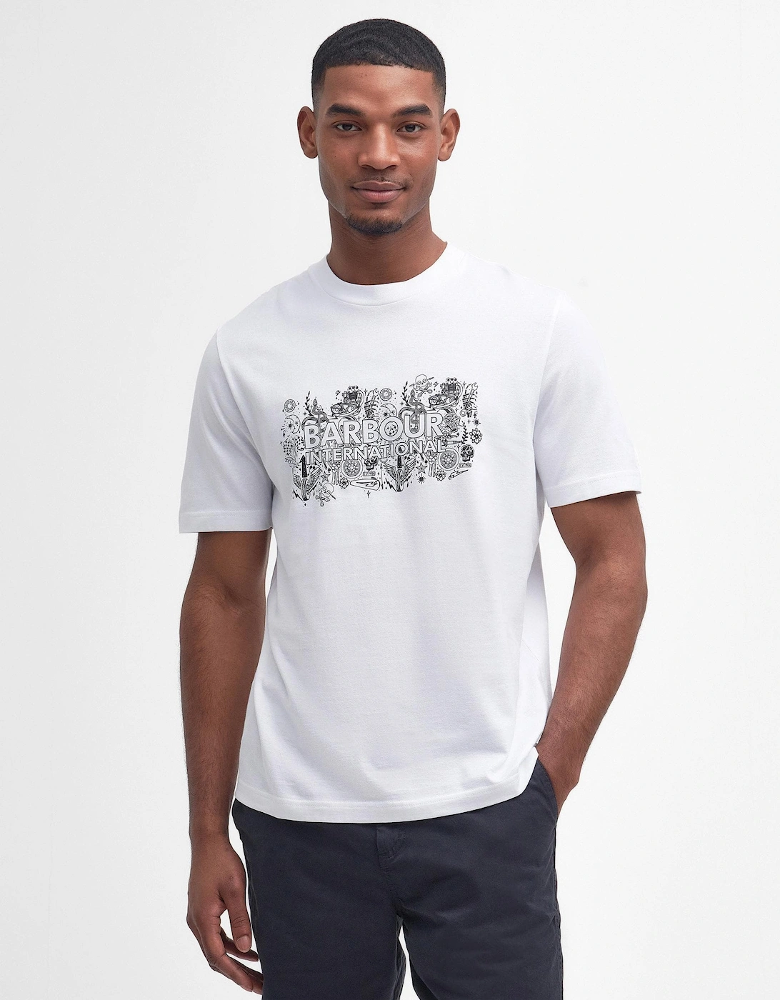 Ridley Mens Tailored Graphic T-Shirt, 7 of 6