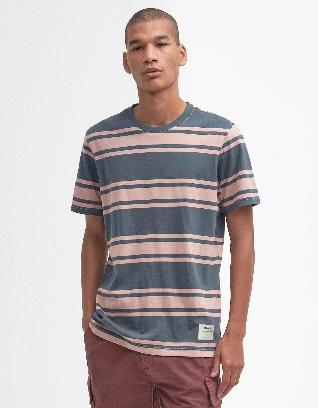 Kilton Stripe Mens Tailored T-Shirt, 8 of 7