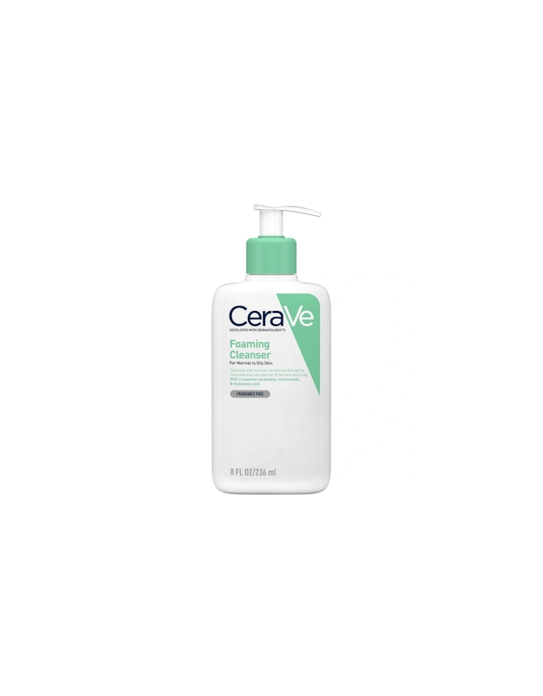 Foaming Cleanser with Niacinamide for Normal to Oily Skin 236ml - CeraVe