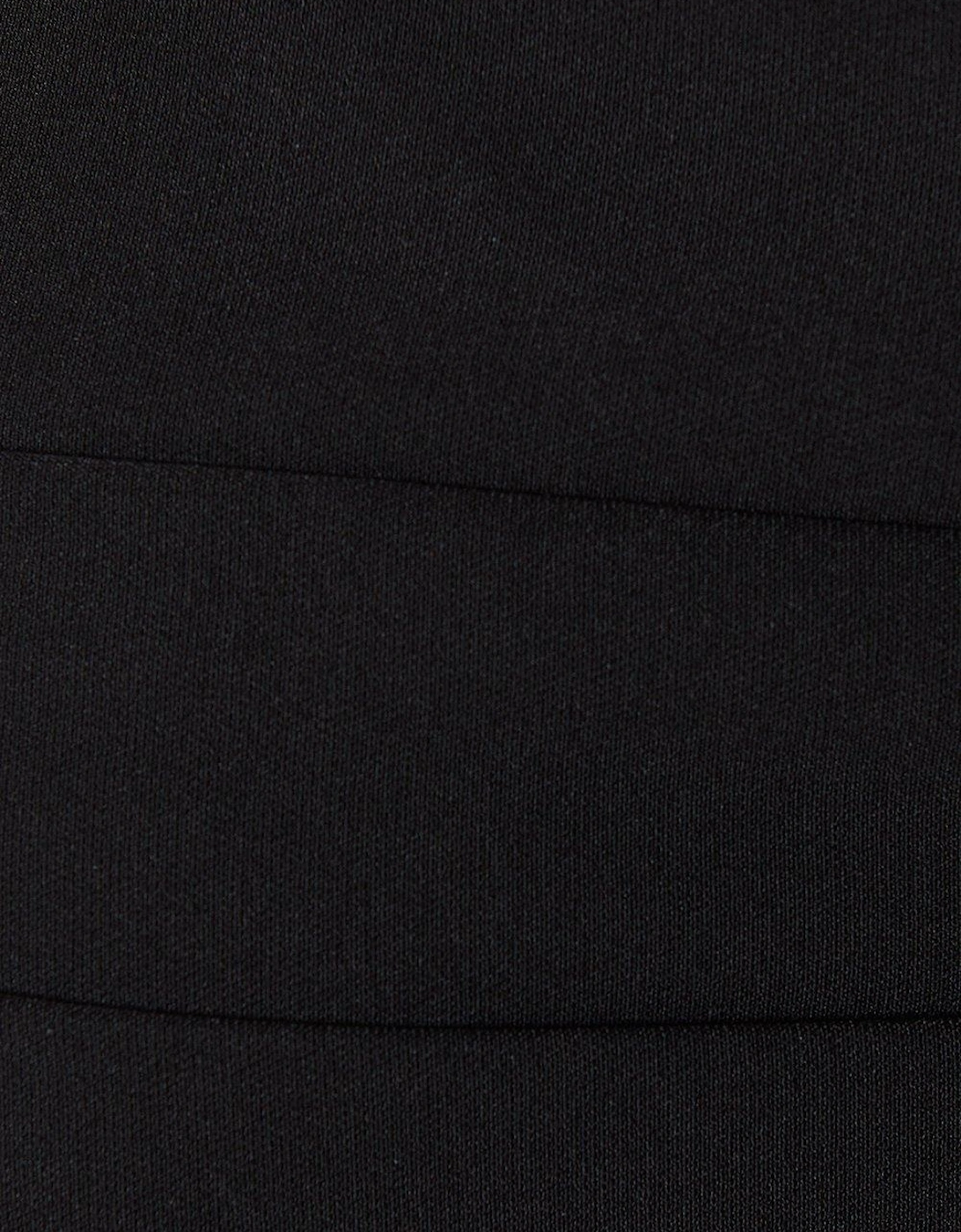 Pleat Detail One Shoulder Midi Pencil Dress