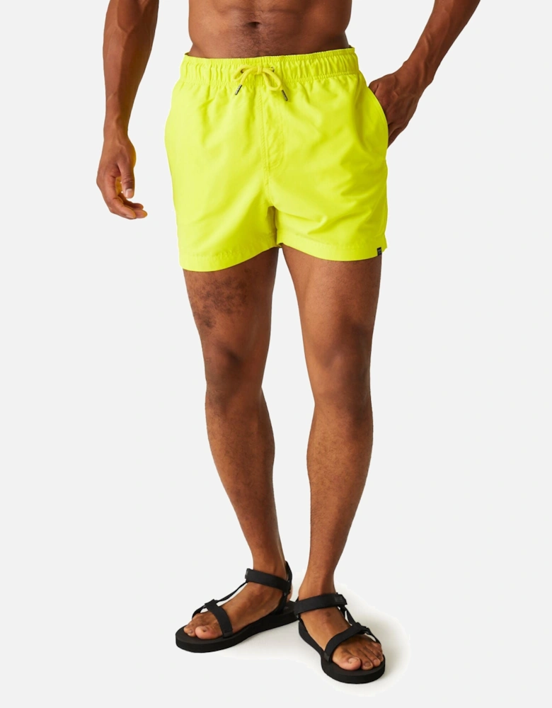 Mens Mawson II Elasticated Waist Swim Swimming Surf Trunks Shorts