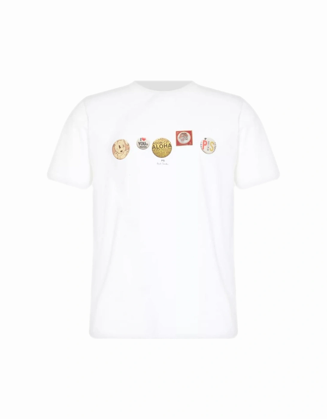PS Badges T-shirt 01 WHITE, 2 of 1