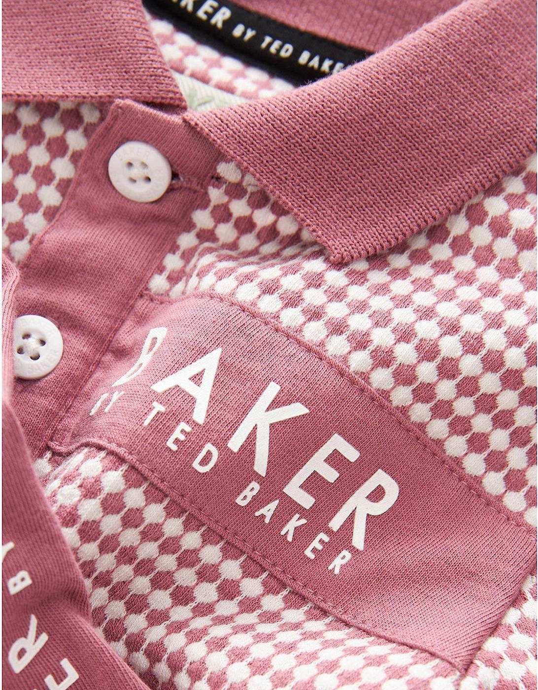 Younger Boys Polo Set - Pink