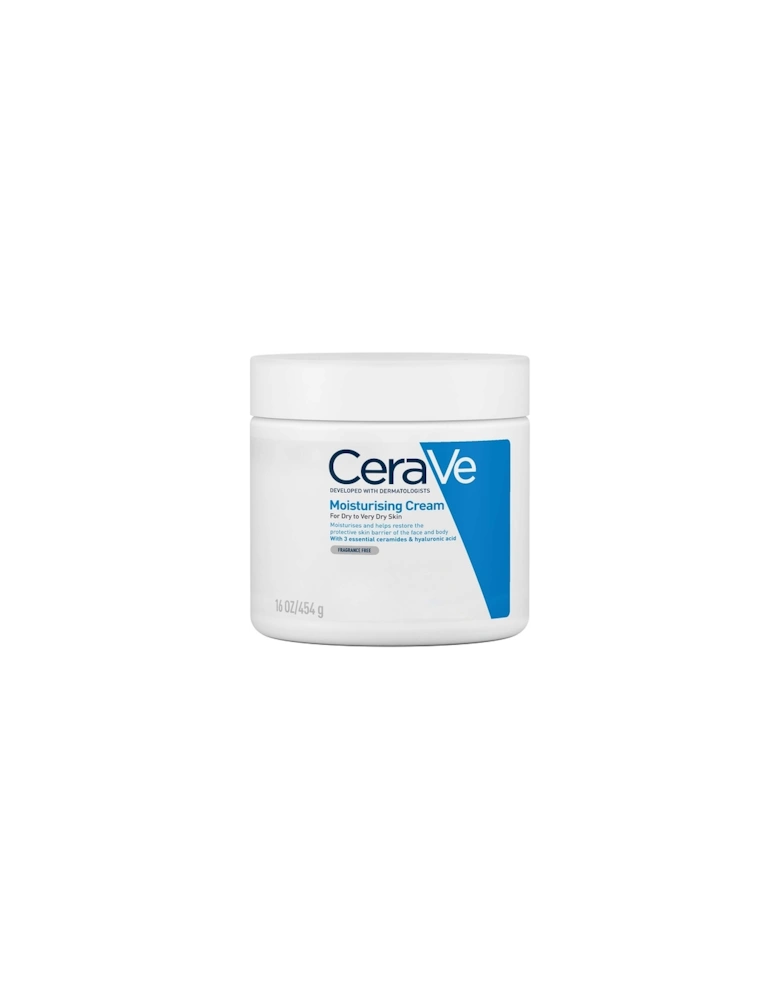 Moisturising Cream Pot with Ceramides for Dry to Very Dry Skin 454g - CeraVe