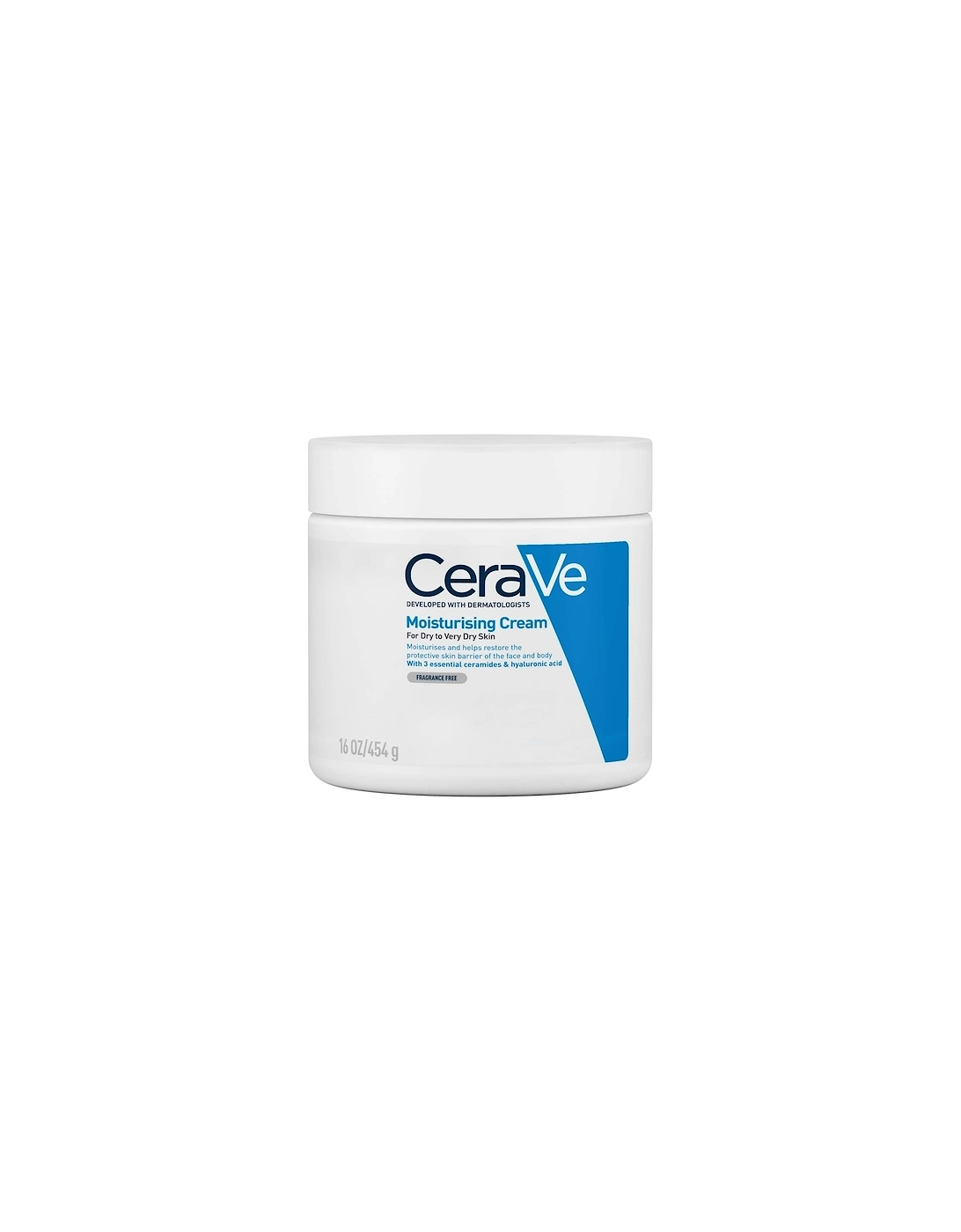 Moisturising Cream Pot with Ceramides for Dry to Very Dry Skin 454g - CeraVe, 2 of 1