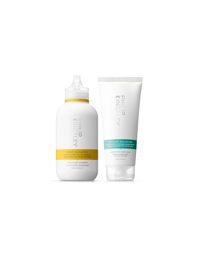 Body Building Shampoo 250ml and Moisture Balancing Conditioner 200ml Duo