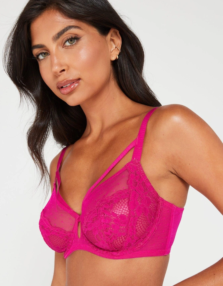 Orison Non Padded Wired Bra - Pink