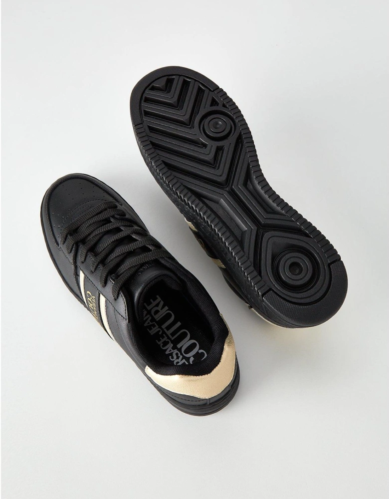 Logo Lace Up Trainers - Black 