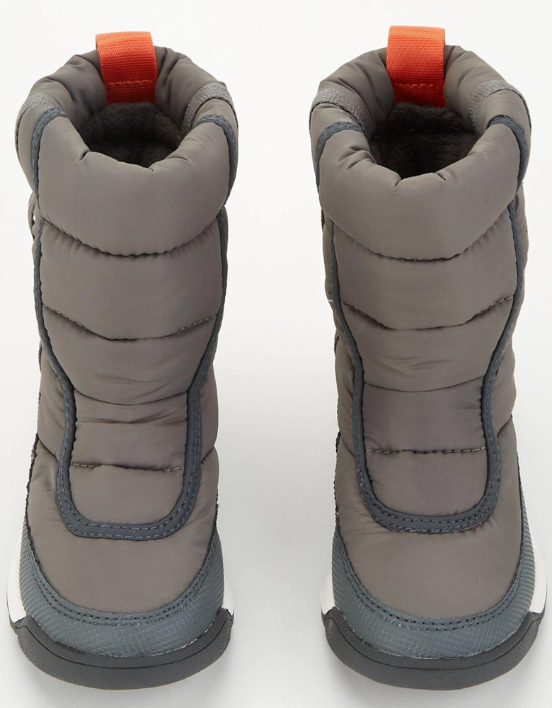 Younger Kids Whitney II Puffy Midi Waterproof Boot - Grey