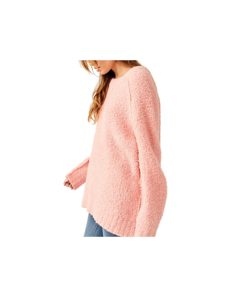 Teddy Sweater Tunic - Pink